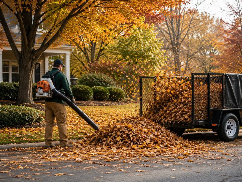 Autumn Leaf Removal in Ventura County, CA