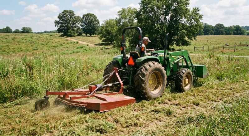 Bush Hog Mowing in Calvert County, MD
