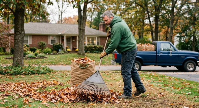 Leaf Raking Service in Ventura County, CA