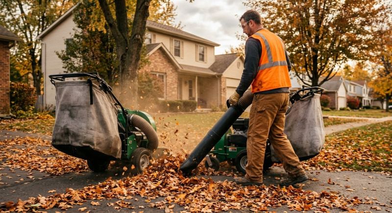 Leaves Vacuuming in Ventura County, CA