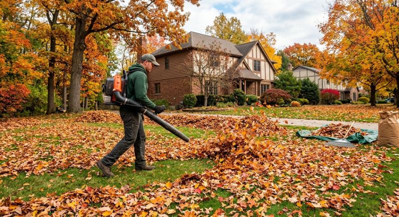 Leaves Vacuuming in Ventura County, CA