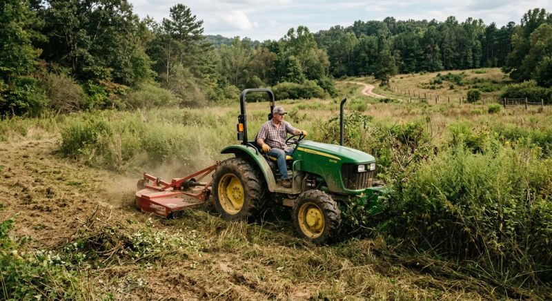 Pasture Bush Hogging in Calvert County, MD
