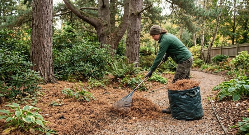 Pine Straw Raking in Ventura County, CA