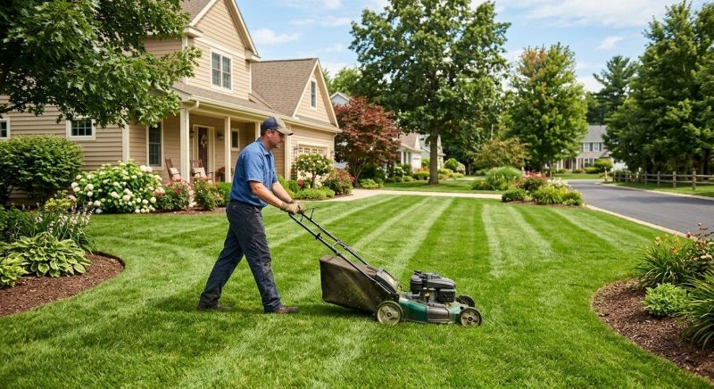 Residential Yard Mowing in Bowie, MD