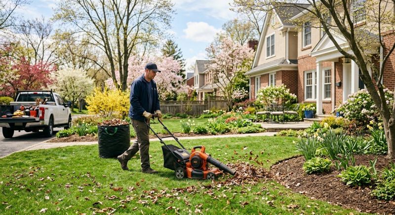 Spring Lawn Cleanup in Ventura County, CA