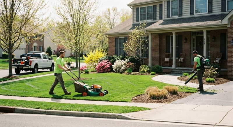 Spring Lawn Maintenance in Bowie, MD